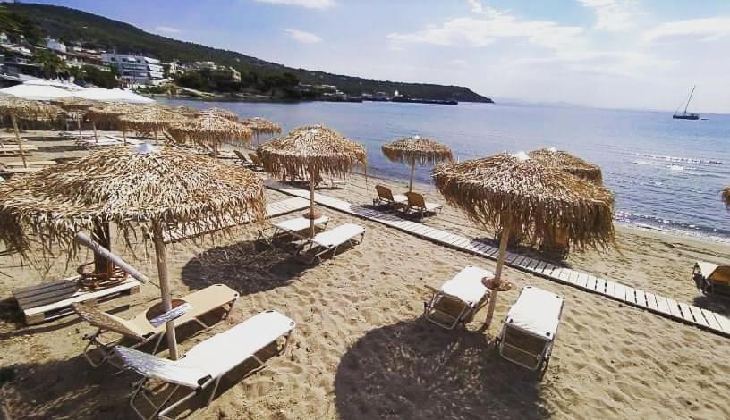 Παραθαλασσιο Στουντιο Μιχαλιας Sea View Studio Michalias Νουμερο 8 Agia Marina  Bagian luar foto